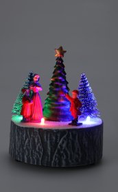 Kalėdinė dekoracija Peizažas, 4 skirtingi dizainai, 10 x 10 x 11,5 cm