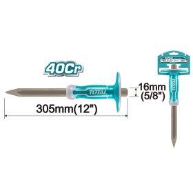 Kaltas smailus TOTAL, 40 cr, 4 x 16 x 305 mm, THT4421216