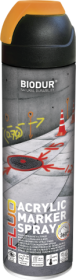 Aerozoliniai konstrukcijų žymėjimo dažai BIODUR, oranžiniai, 500ml