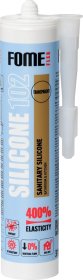 Silikoninis hermetikas FOME FLEX Silicone 102, 310 ml, skaidrus, sanitarinis