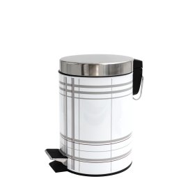 Vonios šiukšliadėžė RIDDER Scotty, talpa 3L, pastatoma, lėtai idarantis dangtis, nerūdijančio plieno, 2172600