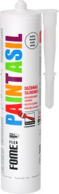 Dažomas silikonas FOME FLEX Paintasil, baltas, 310 ml