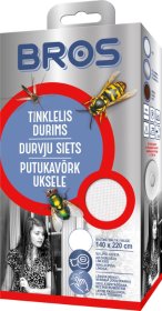 Apsauginis durų tinklelis BROS, 75 x 220 cm, (04-09), 2 vnt.