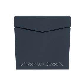 Pašto dėžutė LB51 R3, antracito sp., 355 x 355 x 100 mm