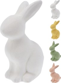 Velykinė dekoracija Zuikis, 4 skirtingos sp., aukštis 13 cm