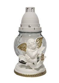 Kapų žvakė EP152, degimo laikas apie 17-20 val, 20 x 10 cm