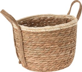 Pintas krepšys, mažas, su rankenėlėmis, rudos sp.