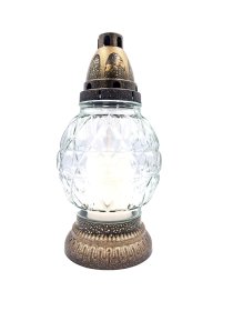 Kapų žvakė GERALDA Kankorėžis MIX, su keičiamu įdėklu, degimo laikas 36 val.