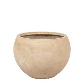 Keraminis lauko vazonas Donica Narcos II, smėlinės sp., 43 x 43 x 31 cm.