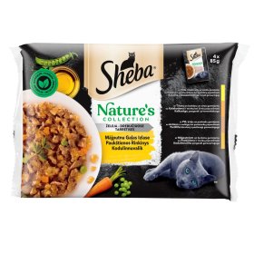 Kačių ėdalas SHEBA, su paukštiena, 4x85 g