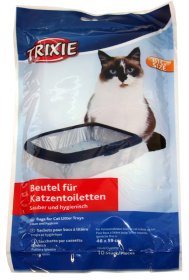 Maišai kačių tualetui, iki 46x59cm, 10 vnt.