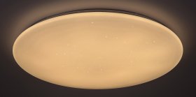 Lubinis LED šviestuvas RABALUX Danny 5445, 36W, 3000lm, 3000-6500K, skersmuo 400 mm, IP20, žvaigždėto dangaus efektas, nuotolinis valdymo pultelis, baltos spalvos