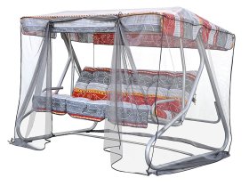 Apsauginis tinklas sodo sūpynėms Mosquito, nuo uodų, poliesteris, 234 x 126 x 177 cm