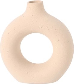 Vaza, 11 cm, matinė, smėlio sp.