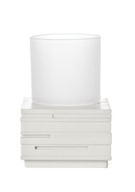 Stiklinė RIDDER Brick, pastatoma, balta, 22150101