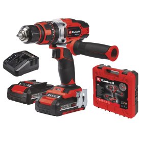 Akumuliatorinis smūginis gręžtuvas EINHELL TE-CD 18/48 Li-i, 18 V, maks. sukimo momentas 45 Nm, kmplekte 2 x 2,0 Ah akumuliatoriai ir kroviklis, lagaminas