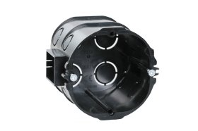 Montažinė dėžutė LIREGUS Mmd-2, 63 mm, p/t, pagilinta su medsraigčiais, sujungiama