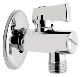 Kampinis rutulinis ventilis su filtru FERRO, 1/2" x 3/4", Z1234KF