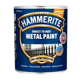 Antikoroziniai dažai HAMMERITE Smooth Finish, 750 ml, tamsiai rudos sp., blizgūs