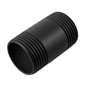 Dekoratyvinis vamzdis RUSTICLINE, 3/4", ilgis 40 mm, skersmuo 25 mm, RT-26, juodos sp.