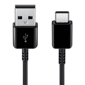 Įkrovimo laidas SAMSUNG, USB Type-C kabelis 1.5m, 2vnt, juodos sp., EP-DG930MBEGWW