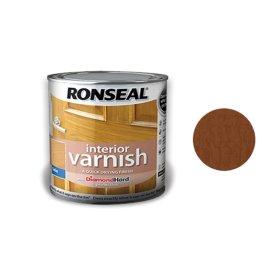 Greitai džiūstantis lakas RONSEAL Interior Varnish, Teak, 0,25 l