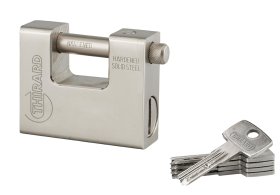 Pakabinama spyna THIRARD, Thor 84 mm, 5 raktai, stačiak., 293831