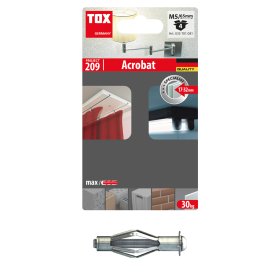 Inkarinis varžtas GKP TOX Acrobat, M5/65 mm, metalinis, 4 vnt.