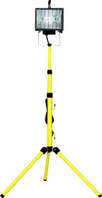Prožektorius ACUMA, halogeninis, 1 x 400 W, IP54, su stovu, su lempute, stovo aukštis 0,8-1,4 m