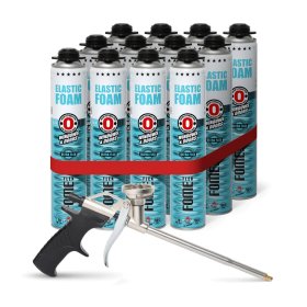 Montavimo putos FOME FLEX Elastic Zero Pressure W&D, 750ml (12 vnt) + pistoletas