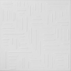 Klijuojamos lubų plokštės NOVELLY HOME Nr.08-08, spl. balta, 500x500 mm, 2m2