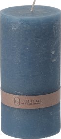 Žvakė - cilindras, 7 x 14 cm, mėlynos sp.