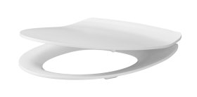 Klozeto dangtis CERSANIT Moduo Delfi Slim, lėtai nusileidžiantis, kieto plastiko, lengvo nuėmimo f-ja, K98-0138