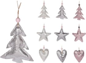 Eglutės žaisliukas, minkštas, 3-jų dizainų, 3- jų spalvų