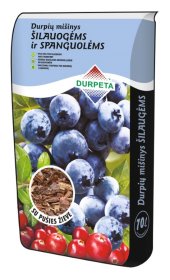 Durpių substratas šilauogėms ir spanguolėms DURPETA, 70 l