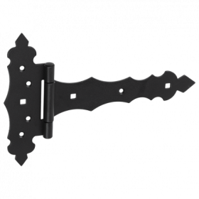 Lankstas DOMAX, ZOB 200, dekoratyvinis, spl. juoda, 200x50x170x2,5 mm, 7945052