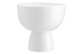 Kambarinis keraminis vazonas 4Living Cup, baltos sp., 20 x 20 x 19,5 cm.