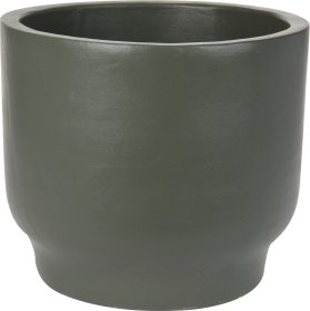 Lauko vazonas, žalios sp., 22 x 22 x 18 cm.