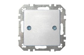 Kištukinio lizdo dangtelis aklė LIREGUS Epsilon, įleidžiamas, metalo sp., be įžeminimo, D-001-01.E/Mt  