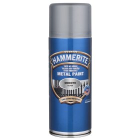 Aerozoliniai antikoroziniai dažai HAMMERITE Smooth, 400 ml, sidabriniai, blizgūs