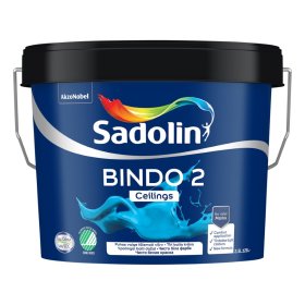 Vandeniniai lubų dažai SADOLIN Bindo 2, 2,5 l, balti