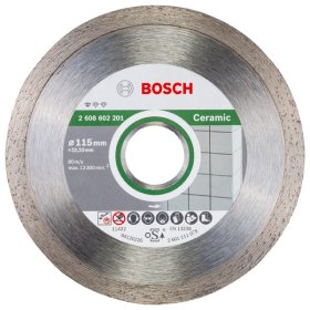 Deimantinis pjovimo diskas BOSCH Ceramic, 115 mm, 22,23 mm
