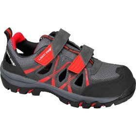 Darbo batai LAHTI PRO, S1 SRC, 46 dydis, pilka ir raudona spalva, versta oda, sandalai, CE