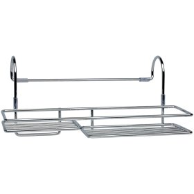 Lentynėlė DUSCHY 584-90, 35 x 18 x 15 cm, sidabrinės spalvos, kilmės šalis Estija