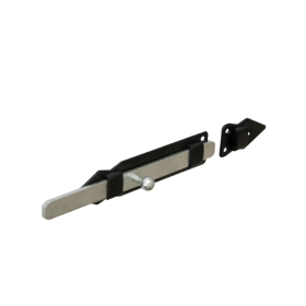 Durų skląstis DOMAX, WPS 300 C, 300 x 41 mm, juodos spalvos, 86572