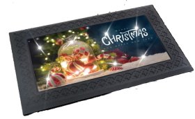 Kilimėlis RICCO FANCY BLUE, 45 x 75 cm, LED, guma/poliesteris, 790-003, ST