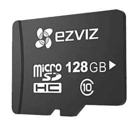 Atminties kortelė Micro SD EZVIZ Cs-Cmt-Cardt128G, talpa 128GB, 10 kl., įrašymo greitis iki 24MB/s, TLC