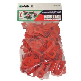 Plytelių inkaras MARTEN, storis 3 mm, 7-15 mm, išlyginimo sistemai, raudonas, 100 vnt.