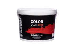 Vandeniniai vidaus dažai COLOR PLIUS Mat, 9 l, balti, visiškai matiniai, luboms