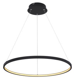 Pakabinamas LED šviestuvas GLOBO Ralph, 29W, 230V, 3000K, 3330 lm, metalas, plastikas, matinės juodos sp., 600 x 1200 mm, 67192-29B
